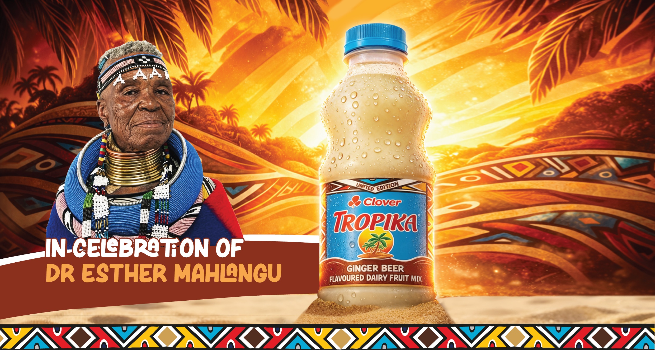 Tropika Unveils Bold New Ginger Beer Flavour in Collaboration with Dr Esther Mahlangu