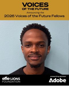 South African Student Selected as Inaugural 2026 Effie LIONS Foundation Voices of the Future Fellow
