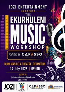 From township dreams to industry success, Jozi Entertainment’s Music Workshop aims to empower, educate and inspire the next generation of South African artists to turn their passion into purpose and their talent into lasting careers