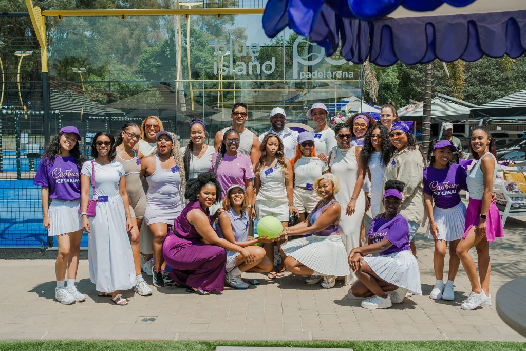 A playful Johannesburg gathering brought together social padel, personalised fragrance, purple style and the familiar indulgence of Cadbury Ice Cream.